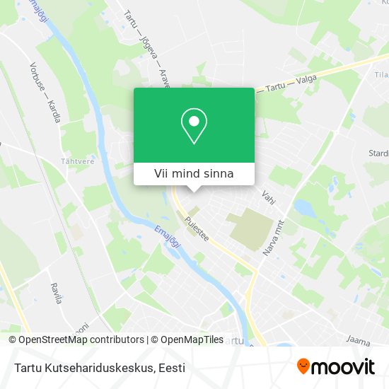 Tartu Kutsehariduskeskus kaart