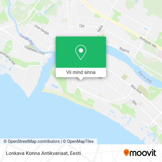 Lonkava Konna Antikvariaat kaart