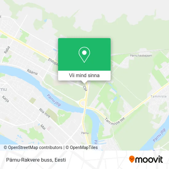 Pärnu-Rakvere buss kaart