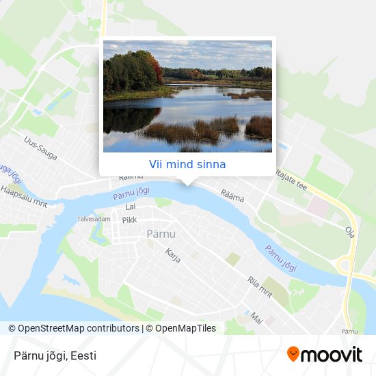 Pärnu jõgi kaart
