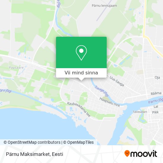 Pärnu Maksimarket kaart