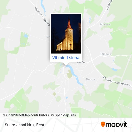 Suure-Jaani kirik kaart