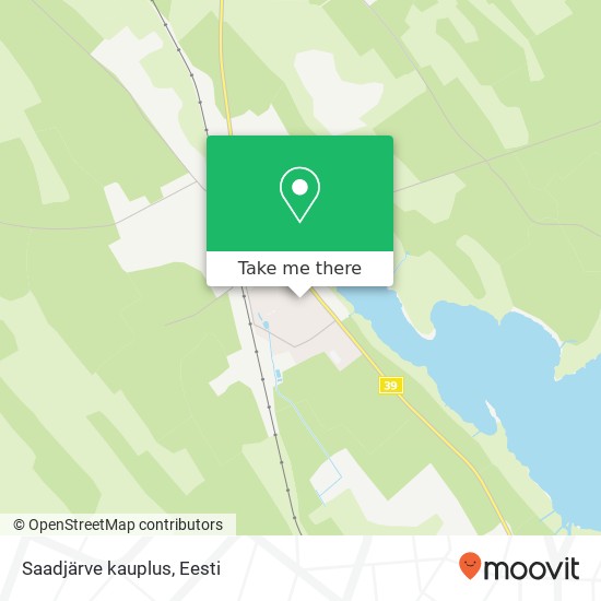 Saadjärve kauplus kaart