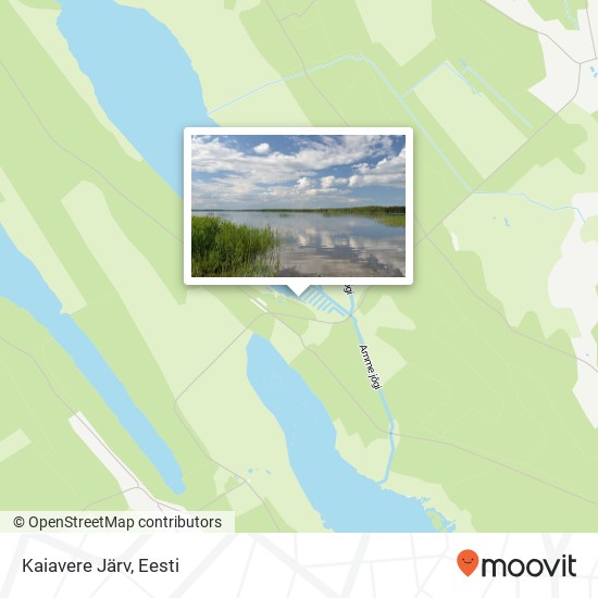 Kaiavere Järv kaart