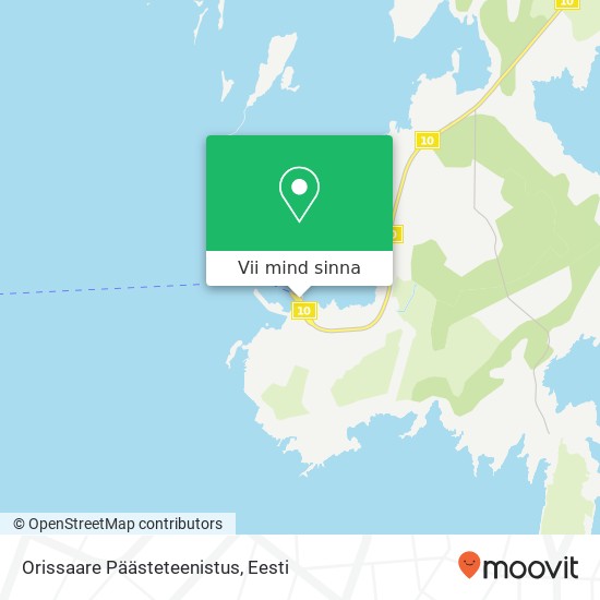 Orissaare Päästeteenistus kaart