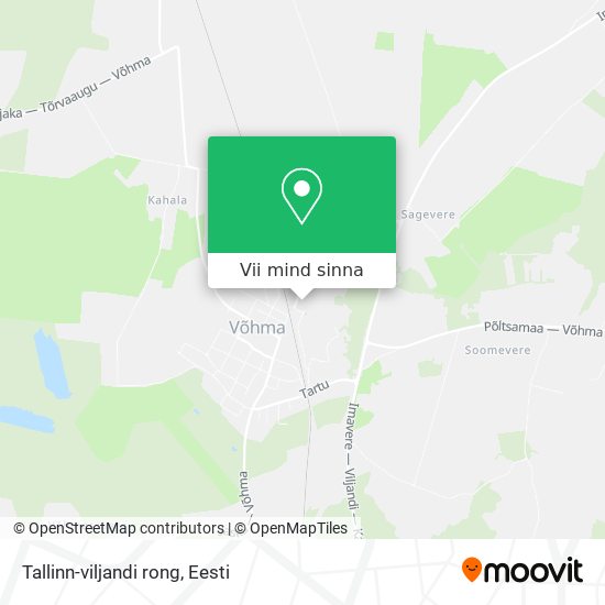 Tallinn-viljandi rong kaart