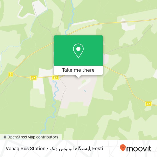 Vanaq Bus Station / ایستگاه اتوبوس ونک kaart
