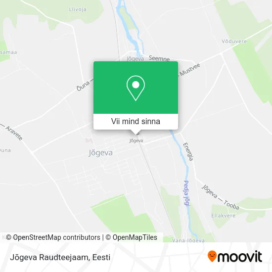 Jõgeva Raudteejaam kaart