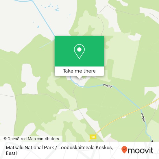 Matsalu National Park / Looduskaitseala Keskus kaart