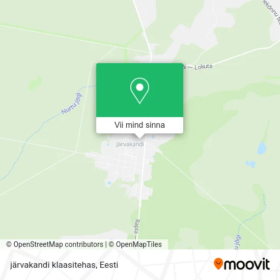 järvakandi klaasitehas kaart