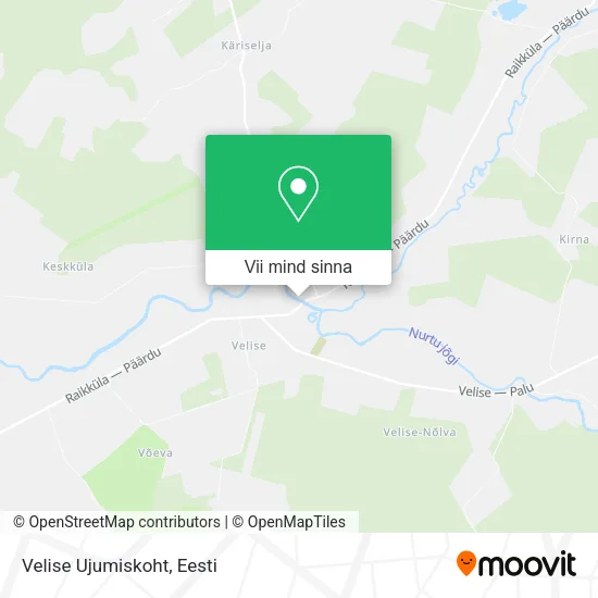 Velise Ujumiskoht kaart