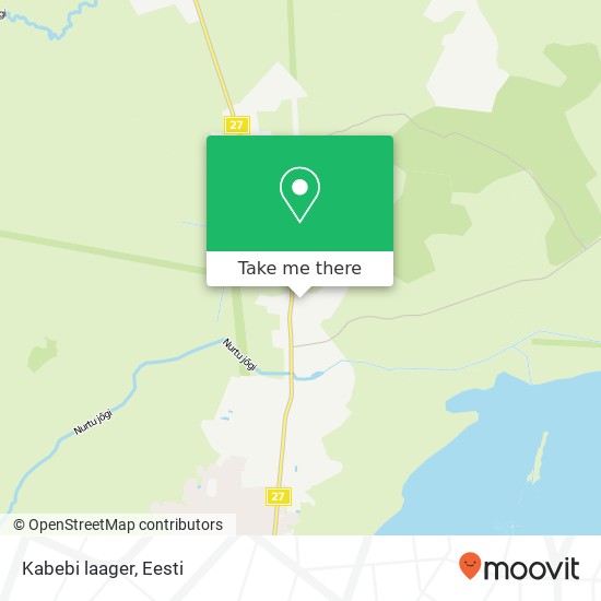 Kabebi laager kaart