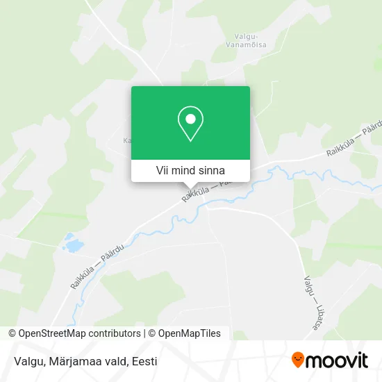 Valgu, Märjamaa vald kaart