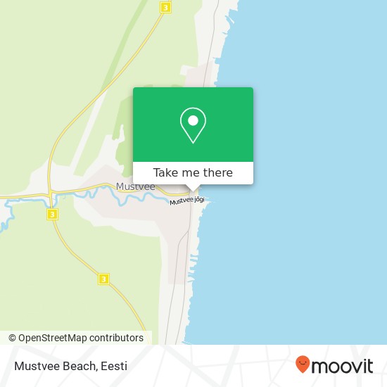 Mustvee Beach kaart