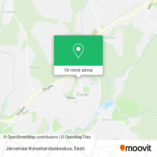 Järvamaa Kutsehariduskeskus kaart