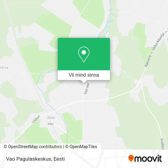Vao Pagulaskeskus kaart