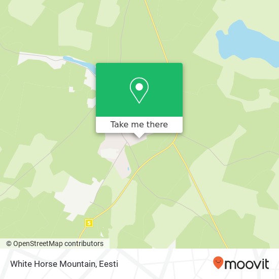 White Horse Mountain kaart