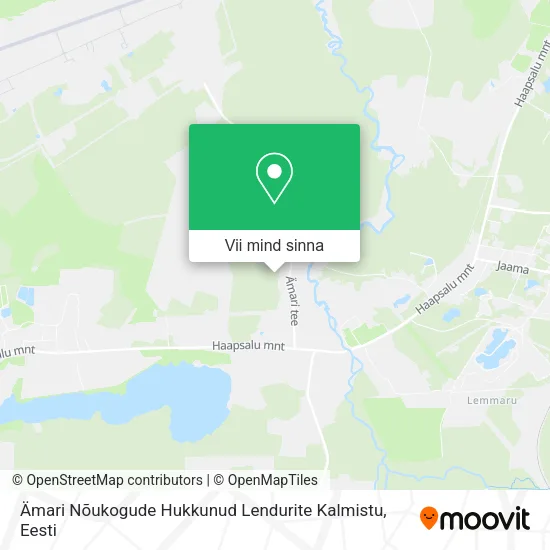 Ämari Nõukogude Hukkunud Lendurite Kalmistu kaart