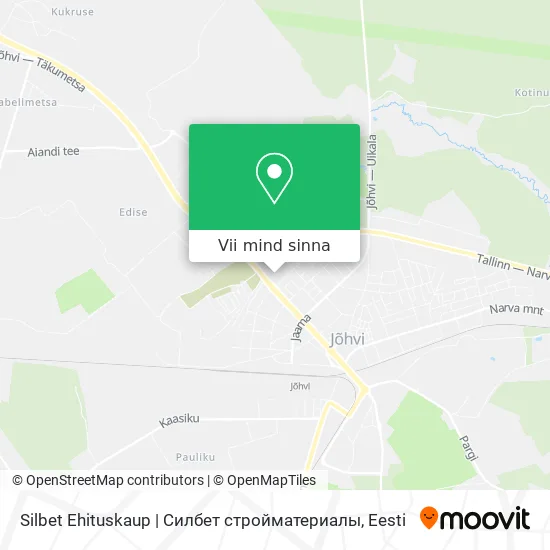 Silbet Ehituskaup | Силбет стройматериалы kaart