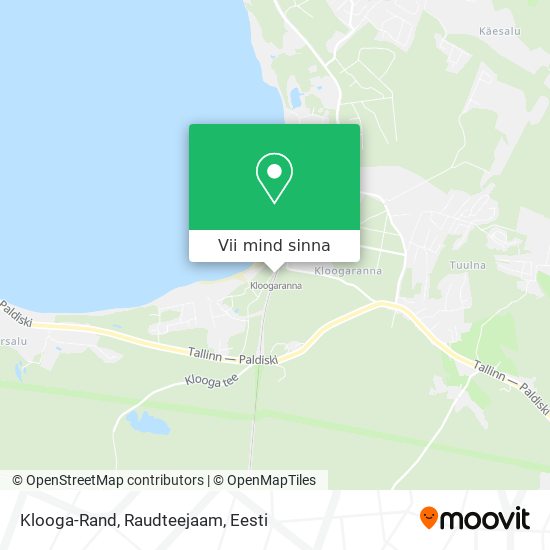 Klooga-Rand, Raudteejaam kaart