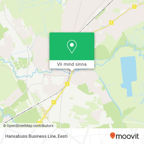 Hansabuss Business Line kaart