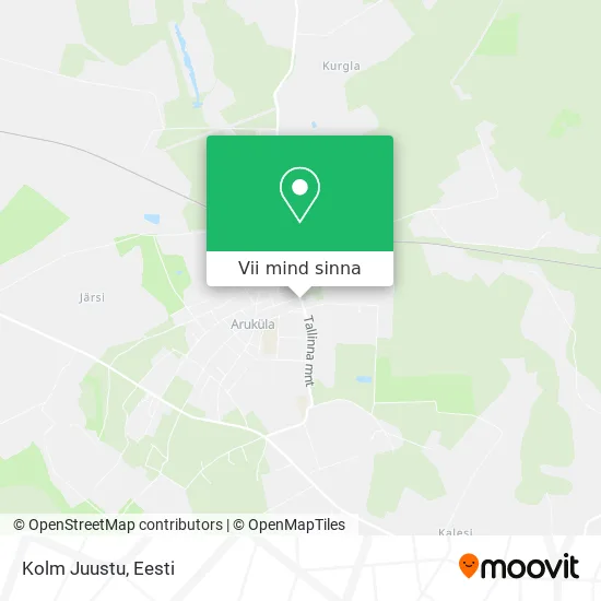 Kolm Juustu kaart