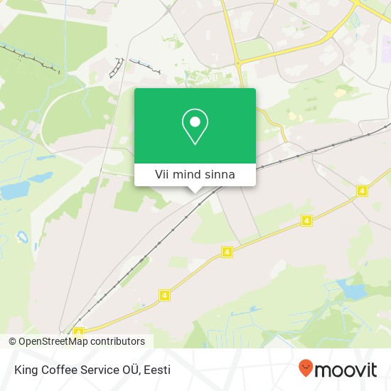King Coffee Service OÜ kaart