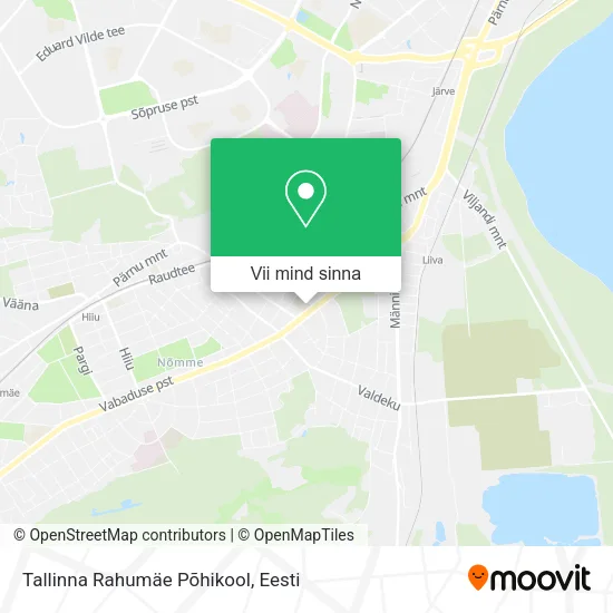 Tallinna Rahumäe Põhikool kaart