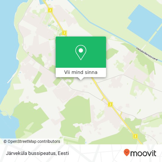 Järveküla bussipeatus kaart