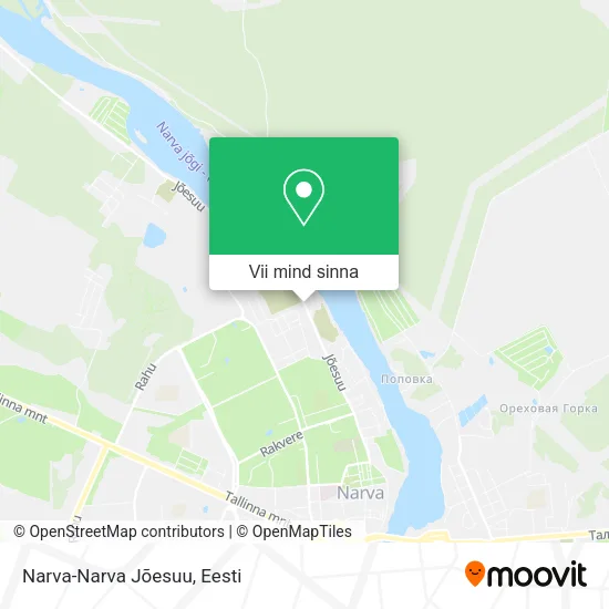 Narva-Narva Jõesuu kaart