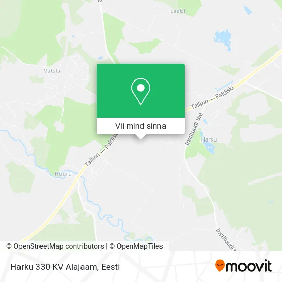 Harku 330 KV Alajaam kaart
