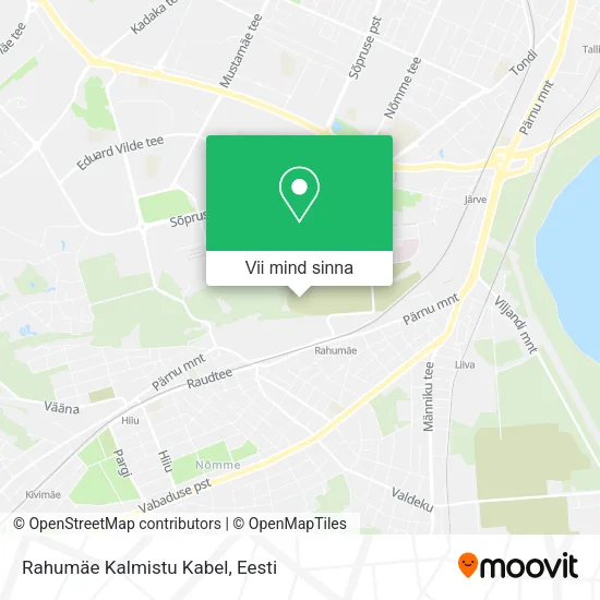 Rahumäe Kalmistu Kabel kaart