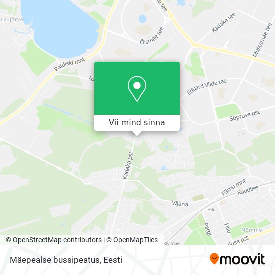 Mäepealse bussipeatus kaart