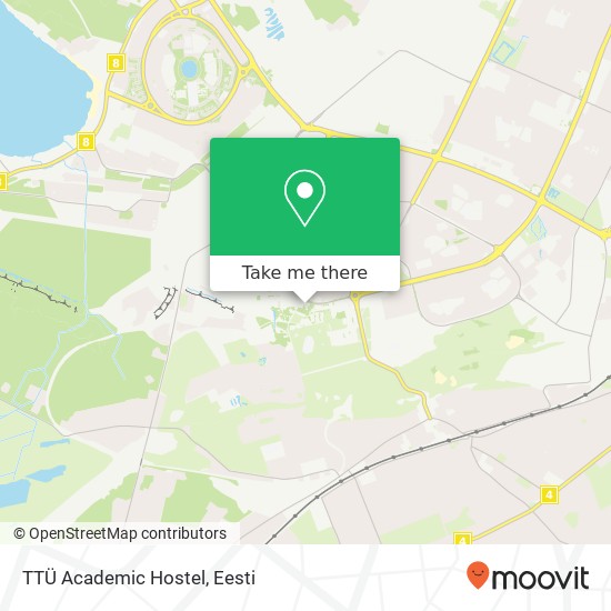 TTÜ Academic Hostel kaart
