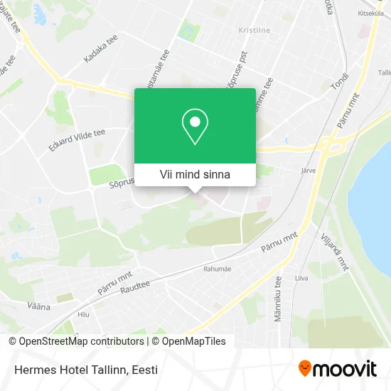 Hermes Hotel Tallinn kaart