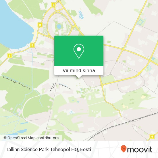 Tallinn Science Park Tehnopol HQ kaart