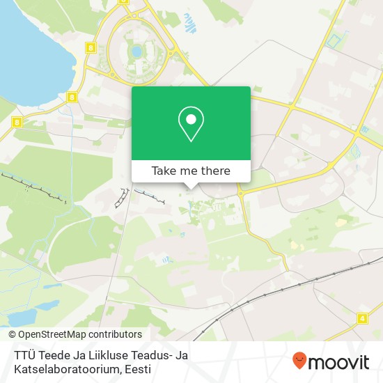 TTÜ Teede Ja Liikluse Teadus- Ja Katselaboratoorium kaart