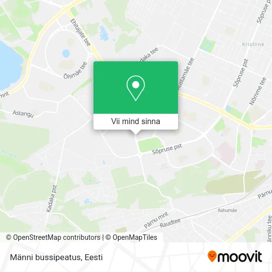 Männi bussipeatus kaart