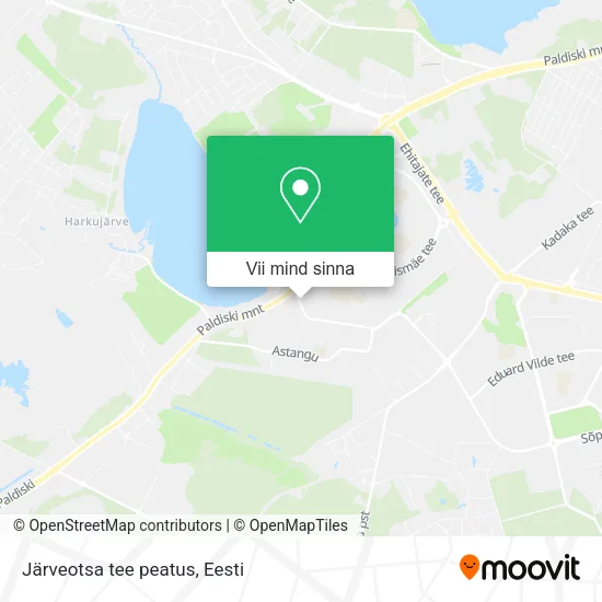 Järveotsa tee peatus kaart