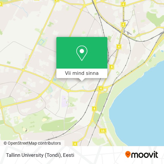Tallinn University (Tondi) kaart
