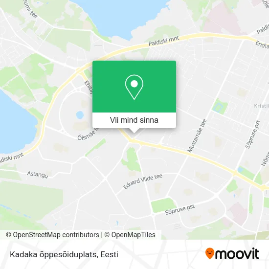 Kadaka õppesõiduplats kaart