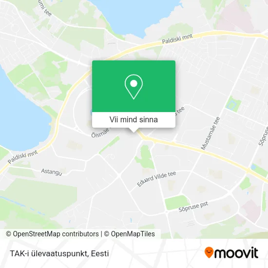 TAK-i ülevaatuspunkt kaart