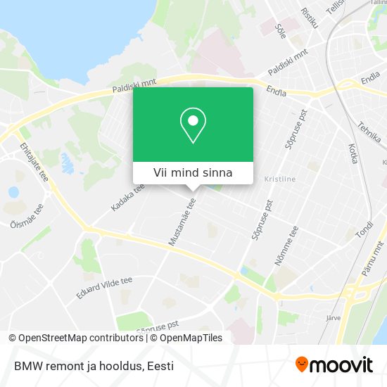 BMW remont ja hooldus kaart