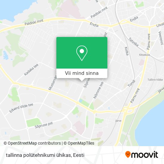 tallinna polütehnikumi ühikas kaart