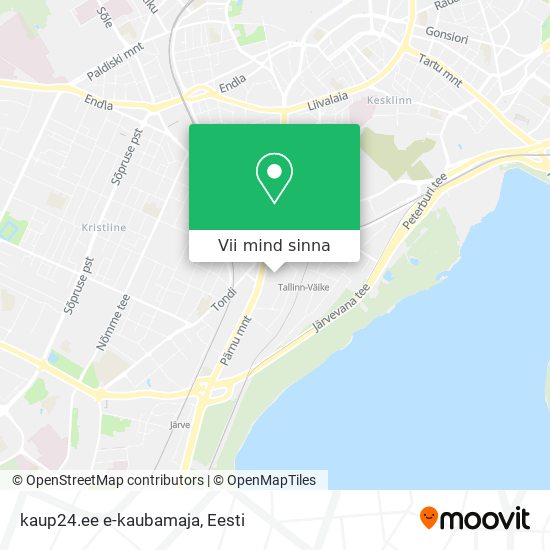 kaup24.ee e-kaubamaja kaart