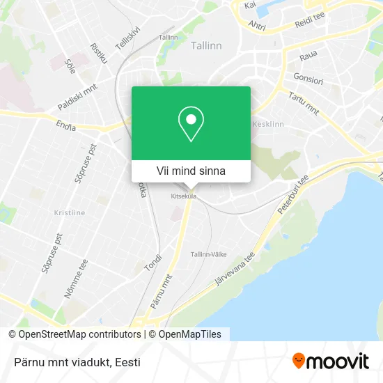 Pärnu mnt viadukt kaart