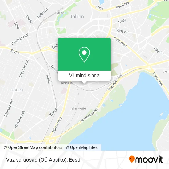 Vaz varuosad (OÜ Apsiko) kaart