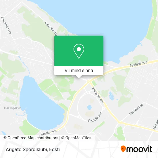Arigato Spordiklubi kaart