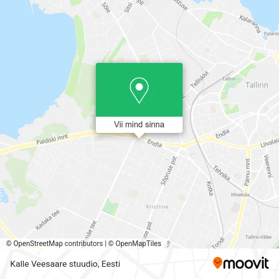 Kalle Veesaare stuudio kaart