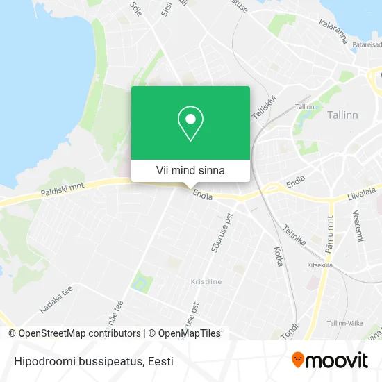 Hipodroomi bussipeatus kaart